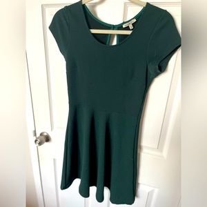 Charlotte Russe Teal Cap Sleeve Mini Dress